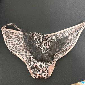 Leopard Print Lace Trim Panties 2010